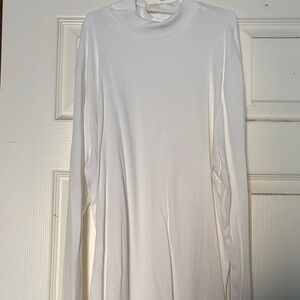 NWT White Long Sleeve Turtleneck Shirt